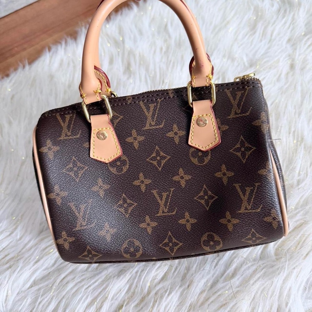 Mini brown handbag